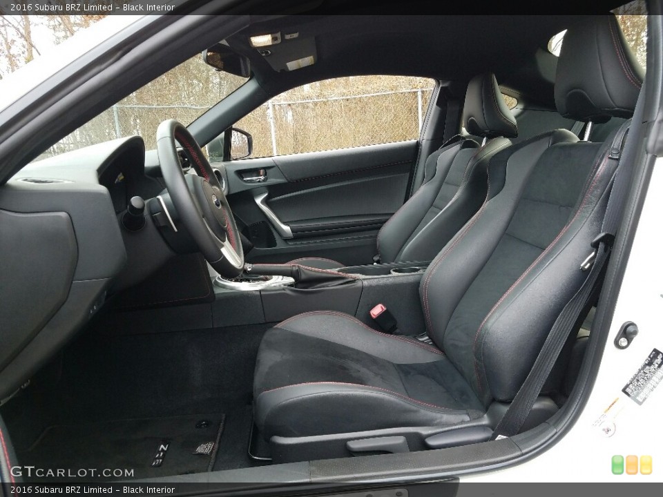 Black Interior Front Seat for the 2016 Subaru BRZ Limited #118402552