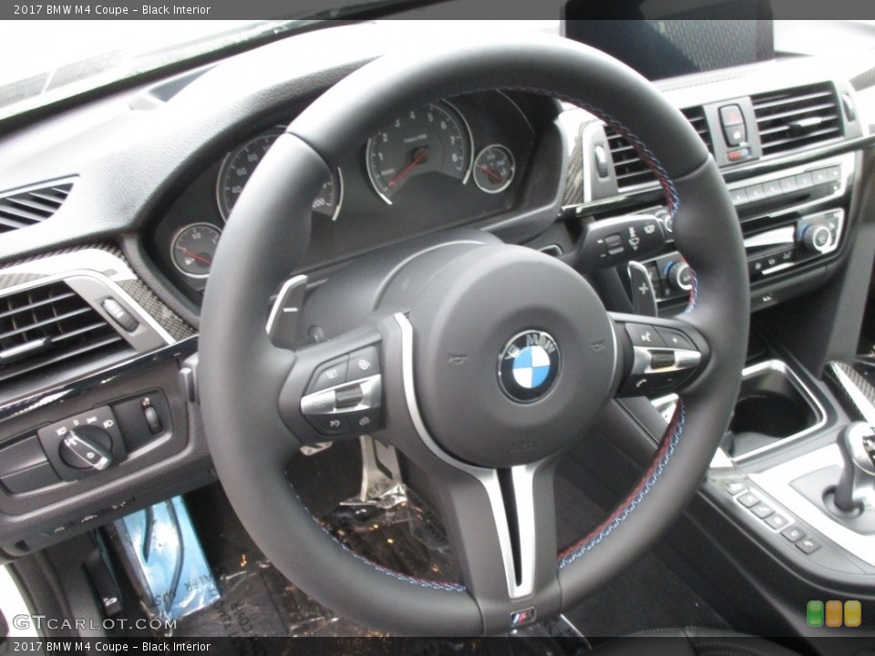 Black Interior Steering Wheel for the 2017 BMW M4 Coupe #118413850
