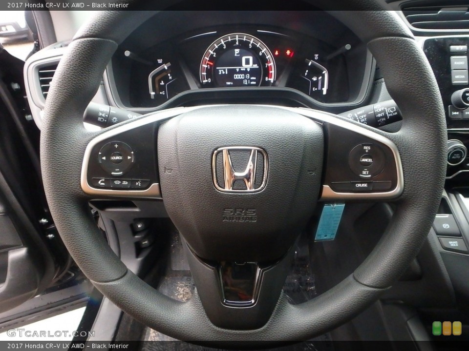 Black Interior Steering Wheel for the 2017 Honda CR-V LX AWD #118418605