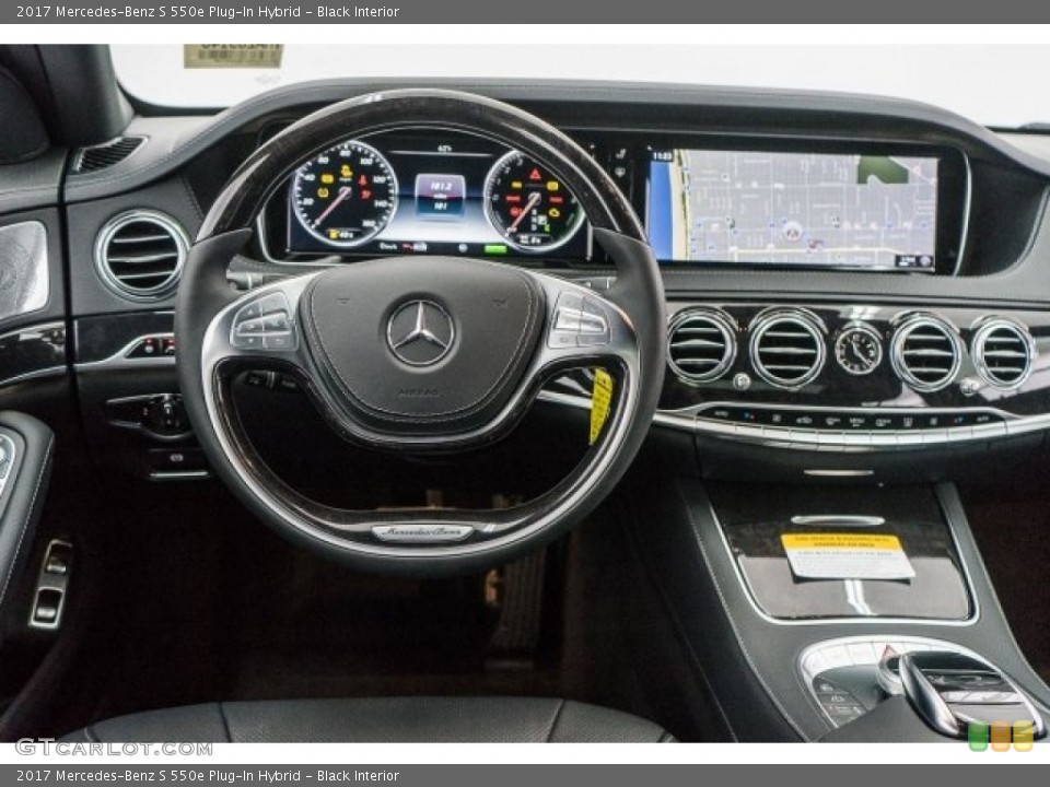Black Interior Dashboard for the 2017 Mercedes-Benz S 550e Plug-In Hybrid #118435843