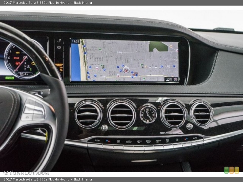 Black Interior Navigation for the 2017 Mercedes-Benz S 550e Plug-In Hybrid #118435864