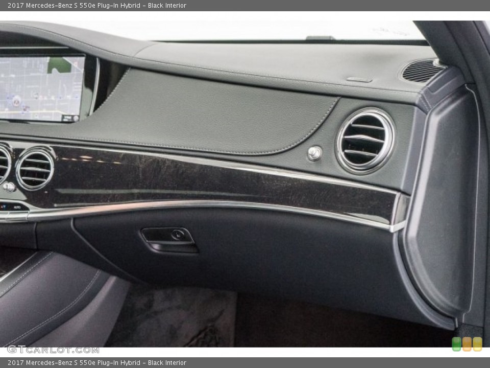 Black Interior Dashboard for the 2017 Mercedes-Benz S 550e Plug-In Hybrid #118436179