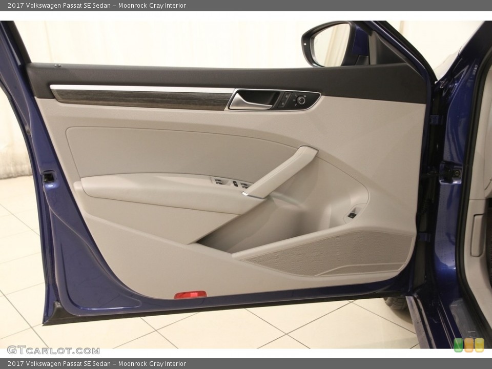 Moonrock Gray Interior Door Panel for the 2017 Volkswagen Passat SE Sedan #118438165