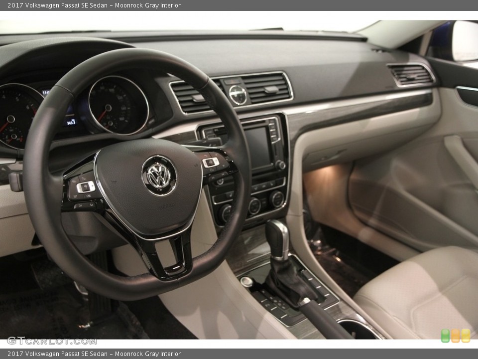 Moonrock Gray Interior Dashboard for the 2017 Volkswagen Passat SE Sedan #118438237