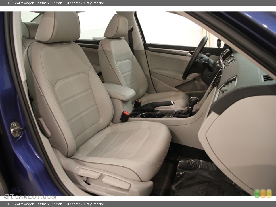 Moonrock Gray Interior Front Seat for the 2017 Volkswagen Passat SE Sedan #118438411
