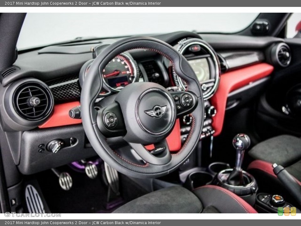 JCW Carbon Black w/Dinamica Interior Dashboard for the 2017 Mini Hardtop John Cooperworks 2 Door #118439401