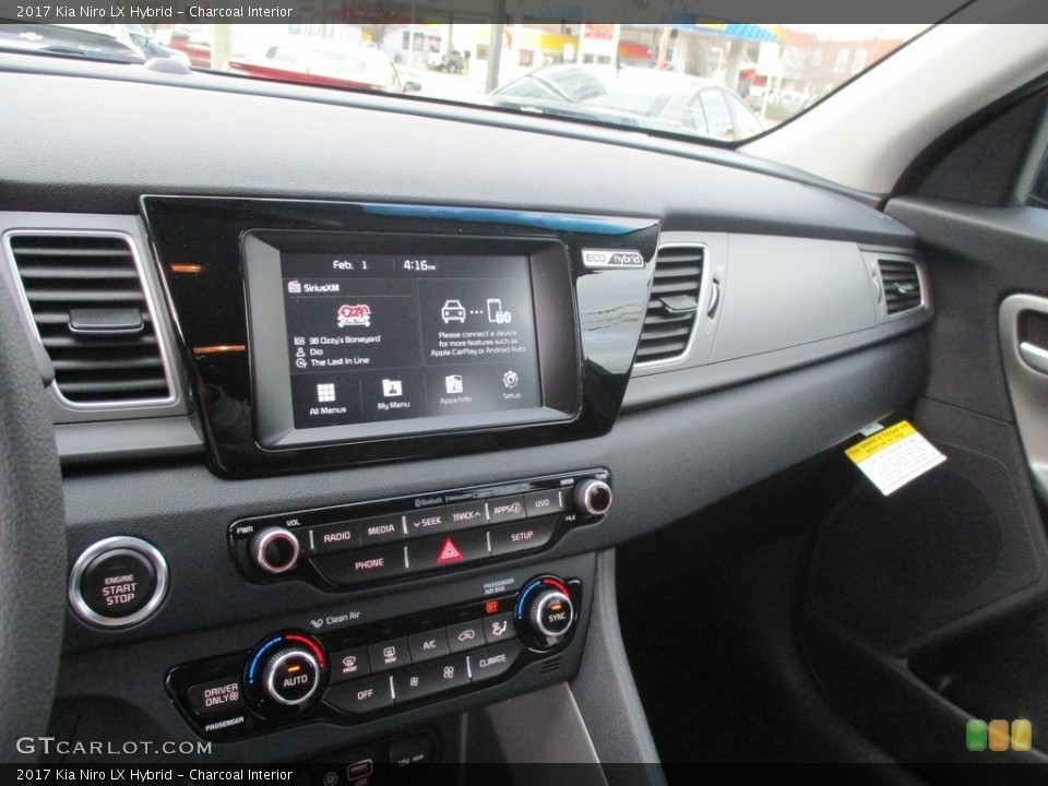 Charcoal Interior Dashboard for the 2017 Kia Niro LX Hybrid #118445686
