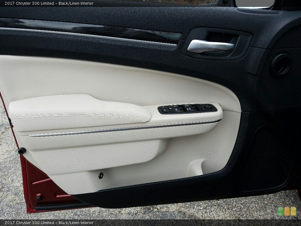 Black/Linen Interior Door Panel for the 2017 Chrysler 300 Limited #118454485