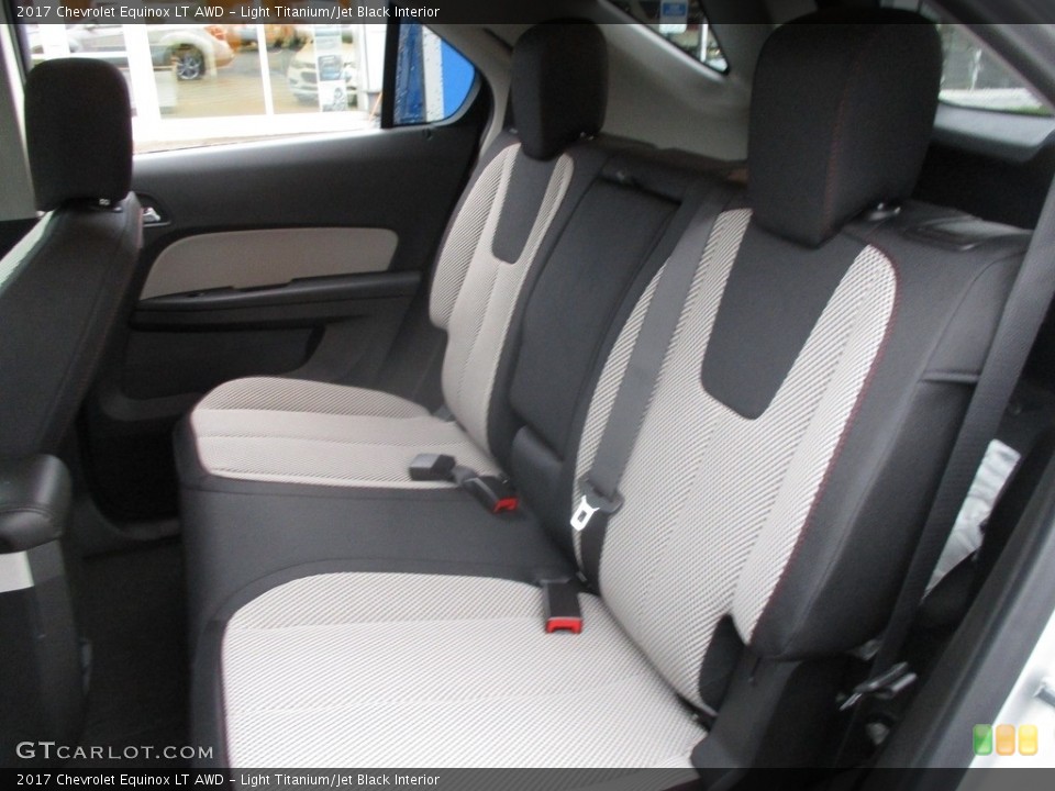 Light Titanium/Jet Black Interior Rear Seat for the 2017 Chevrolet Equinox LT AWD #118457812