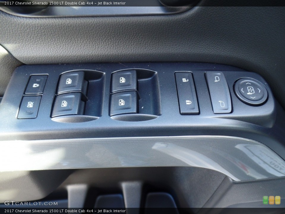 Jet Black Interior Controls for the 2017 Chevrolet Silverado 1500 LT Double Cab 4x4 #118458208