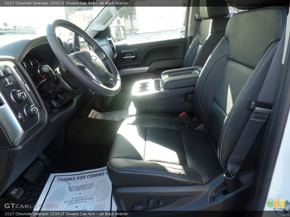 Jet Black Interior Front Seat for the 2017 Chevrolet Silverado 1500 LT Double Cab 4x4 #118458211