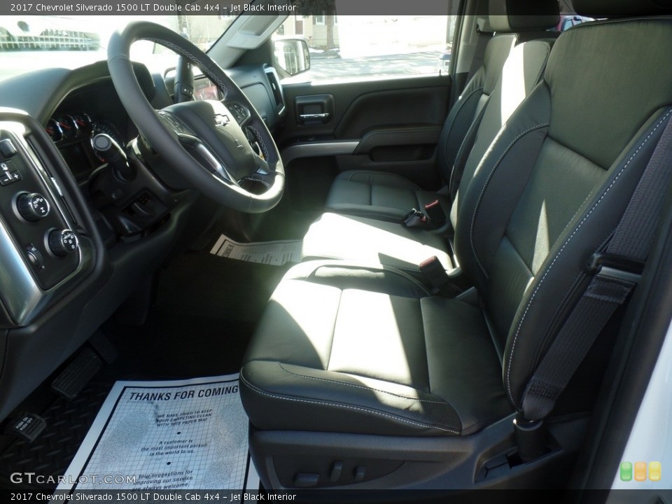 Jet Black Interior Front Seat for the 2017 Chevrolet Silverado 1500 LT Double Cab 4x4 #118458214