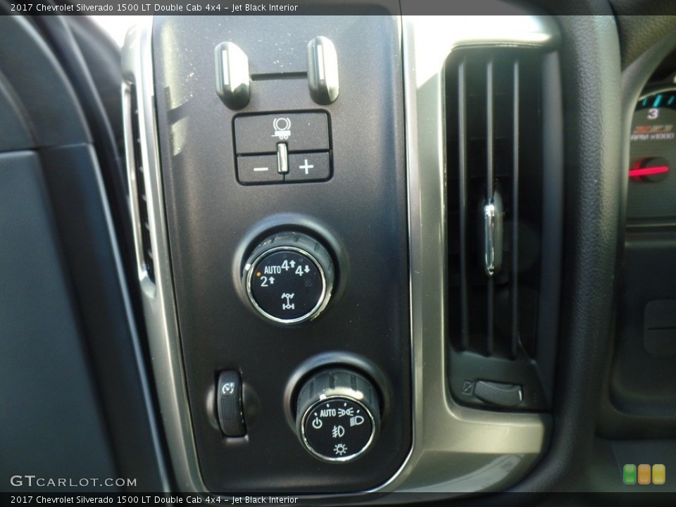 Jet Black Interior Controls for the 2017 Chevrolet Silverado 1500 LT Double Cab 4x4 #118458235