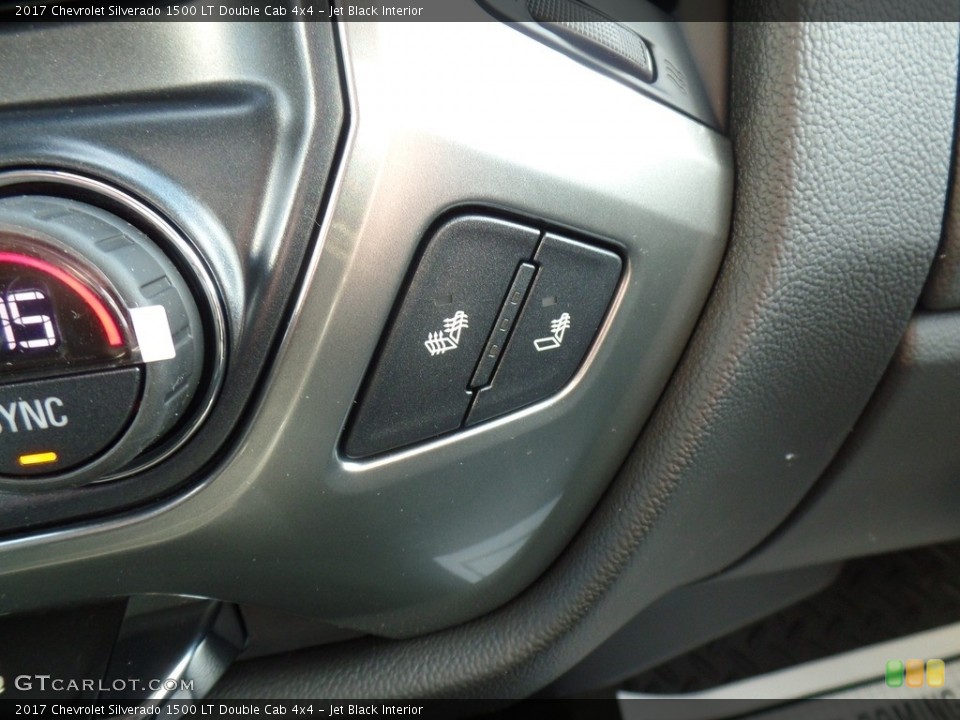 Jet Black Interior Controls for the 2017 Chevrolet Silverado 1500 LT Double Cab 4x4 #118458274