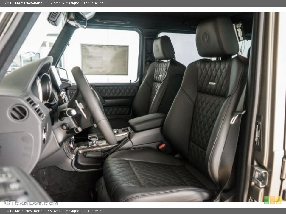 designo Black Interior Photo for the 2017 Mercedes-Benz G 65 AMG #118458900