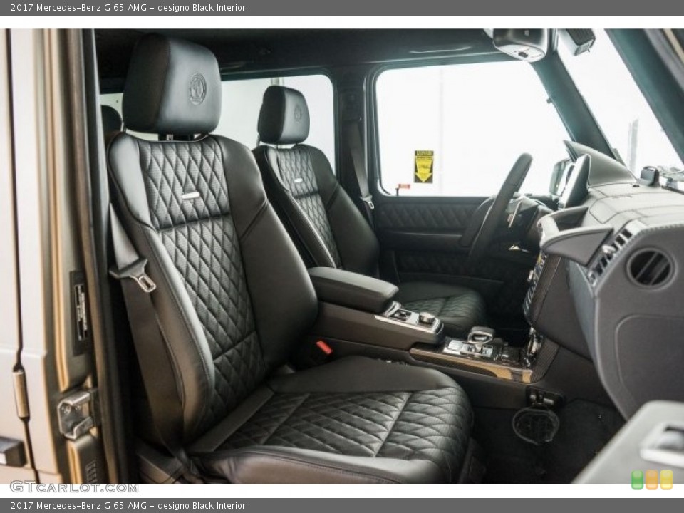 designo Black Interior Front Seat for the 2017 Mercedes-Benz G 65 AMG #118459039