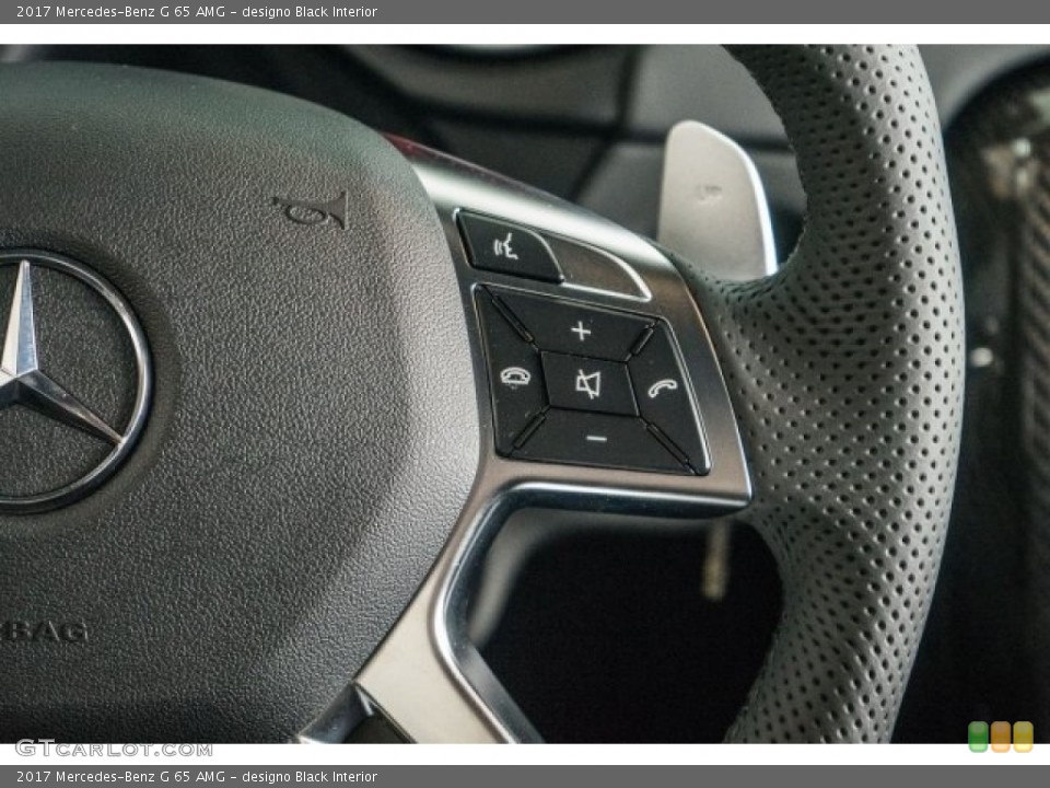 designo Black Interior Controls for the 2017 Mercedes-Benz G 65 AMG #118459116