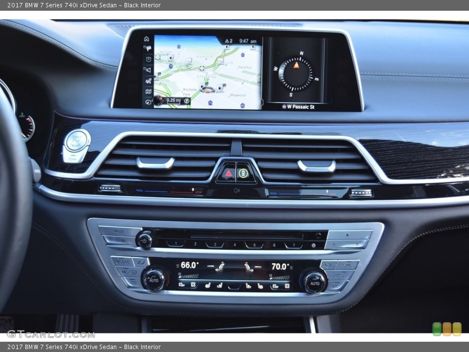 Black Interior Controls for the 2017 BMW 7 Series 740i xDrive Sedan #118465251