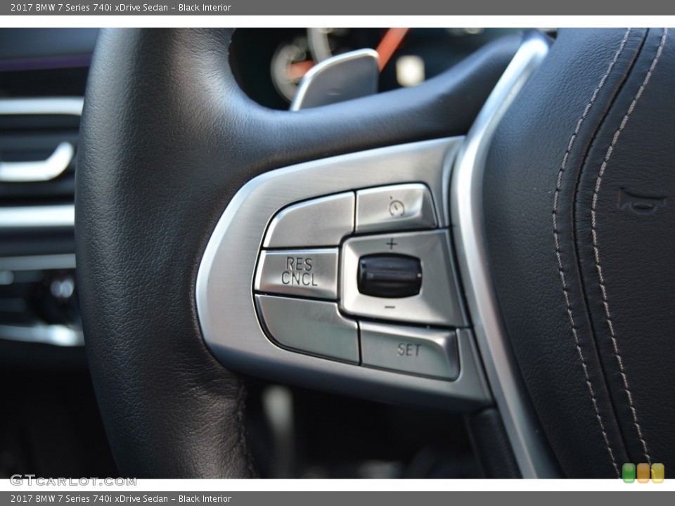 Black Interior Controls for the 2017 BMW 7 Series 740i xDrive Sedan #118465320