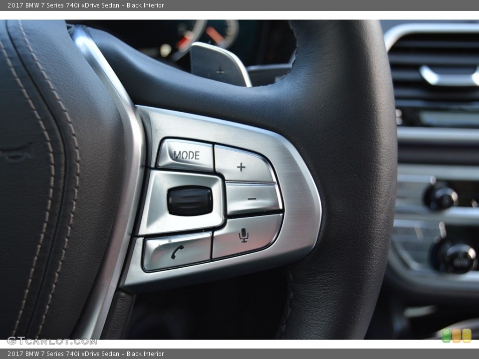 Black Interior Controls for the 2017 BMW 7 Series 740i xDrive Sedan #118465341