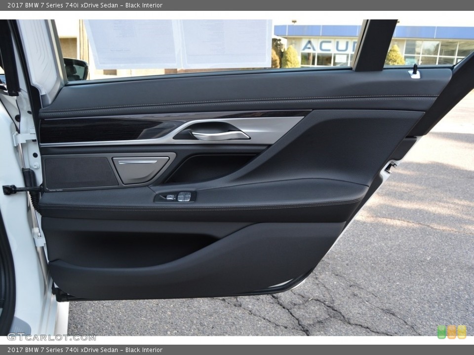 Black Interior Door Panel for the 2017 BMW 7 Series 740i xDrive Sedan #118465455