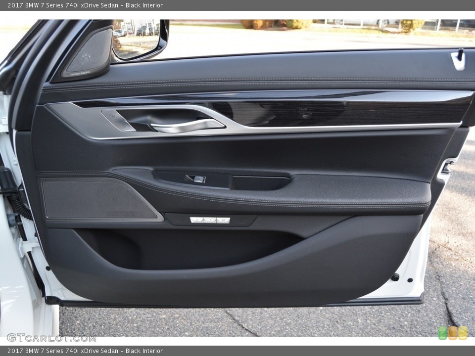 Black Interior Door Panel for the 2017 BMW 7 Series 740i xDrive Sedan #118465536