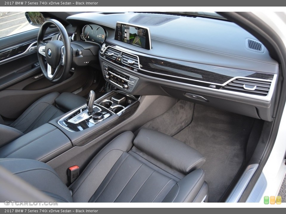 Black Interior Front Seat for the 2017 BMW 7 Series 740i xDrive Sedan #118465581