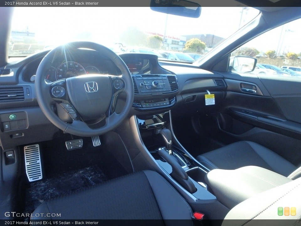 Black Interior Photo for the 2017 Honda Accord EX-L V6 Sedan #118468038