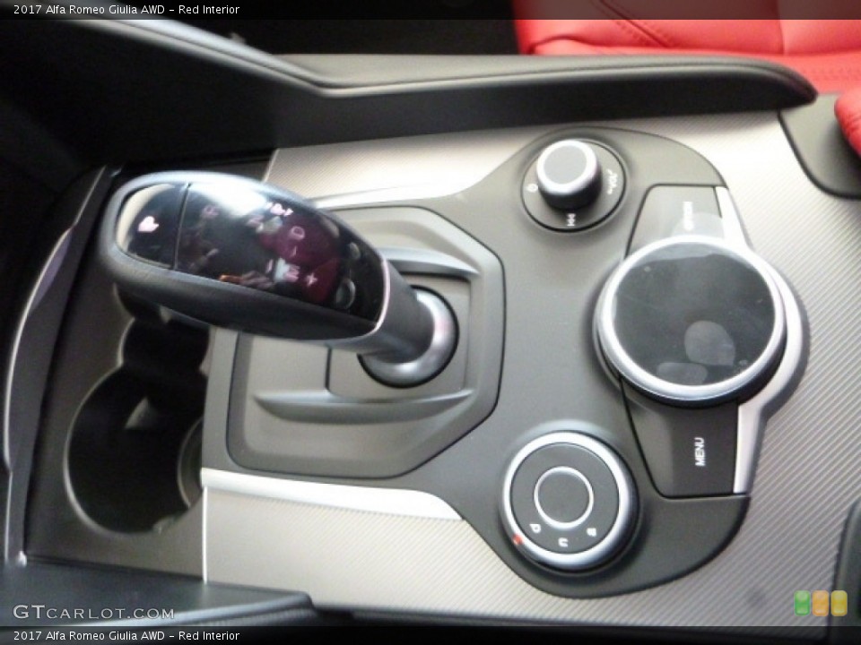 Red Interior Transmission for the 2017 Alfa Romeo Giulia AWD #118472175