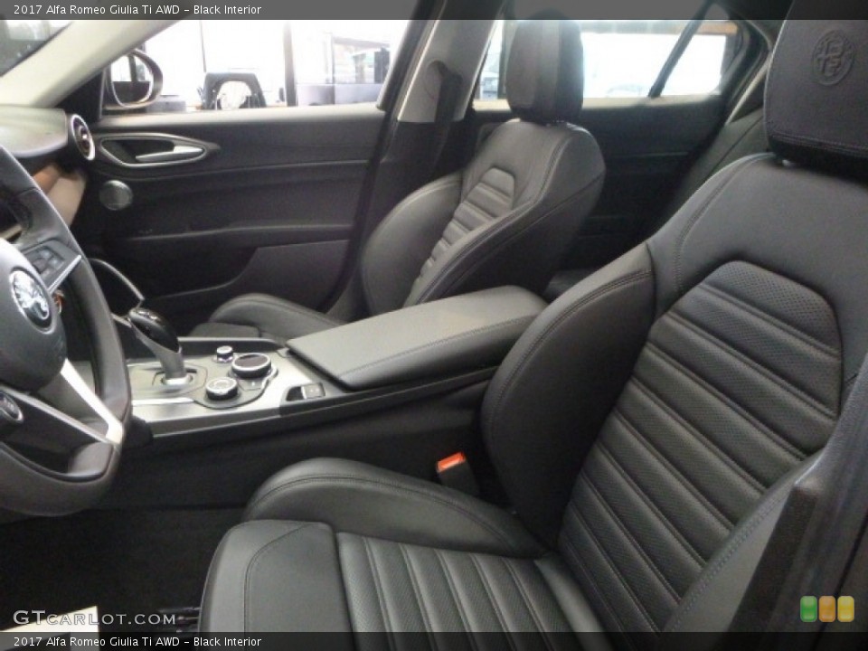 Black Interior Front Seat for the 2017 Alfa Romeo Giulia Ti AWD #118472493