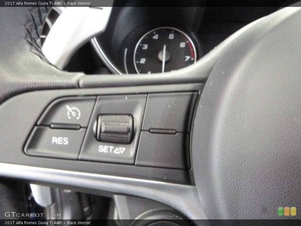 Black Interior Controls for the 2017 Alfa Romeo Giulia Ti AWD #118472619