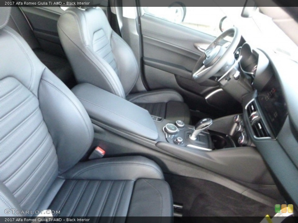 Black Interior Front Seat for the 2017 Alfa Romeo Giulia Ti AWD #118472844
