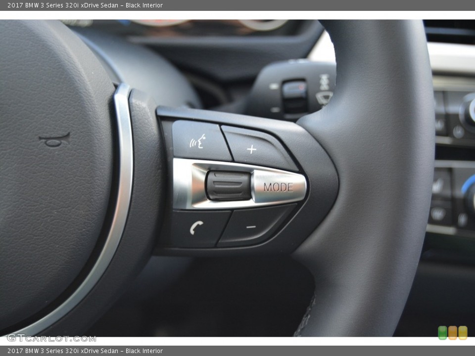 Black Interior Controls for the 2017 BMW 3 Series 320i xDrive Sedan #118473165