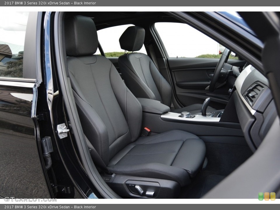 Black Interior Front Seat for the 2017 BMW 3 Series 320i xDrive Sedan #118473357