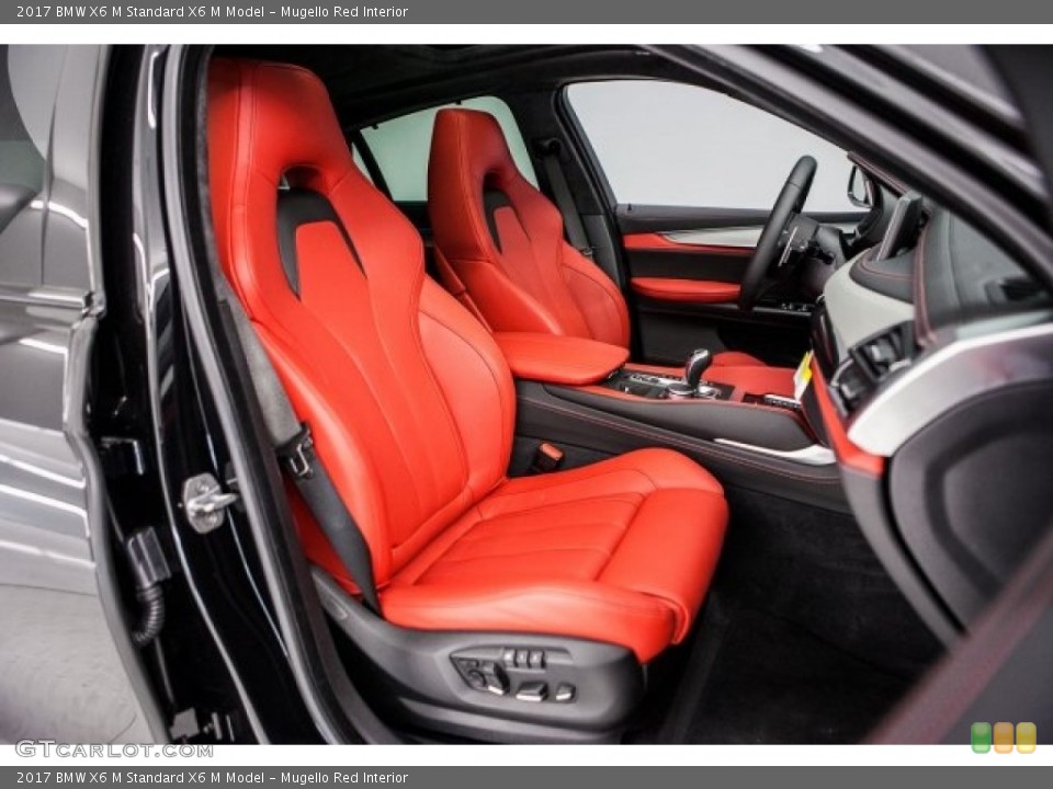 Mugello Red 2017 BMW X6 M Interiors