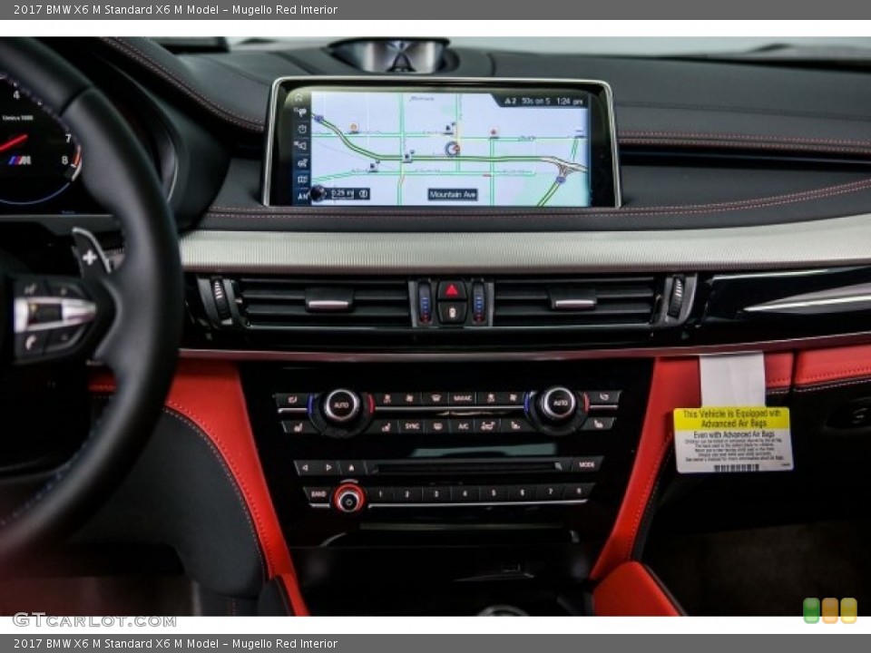 Mugello Red Interior Controls for the 2017 BMW X6 M  #118476027