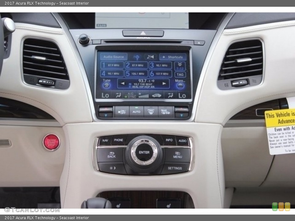 Seacoast Interior Controls for the 2017 Acura RLX Technology #118479918