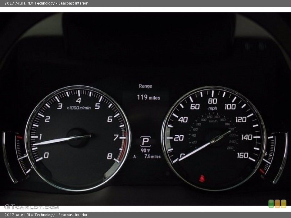 Seacoast Interior Gauges for the 2017 Acura RLX Technology #118480011