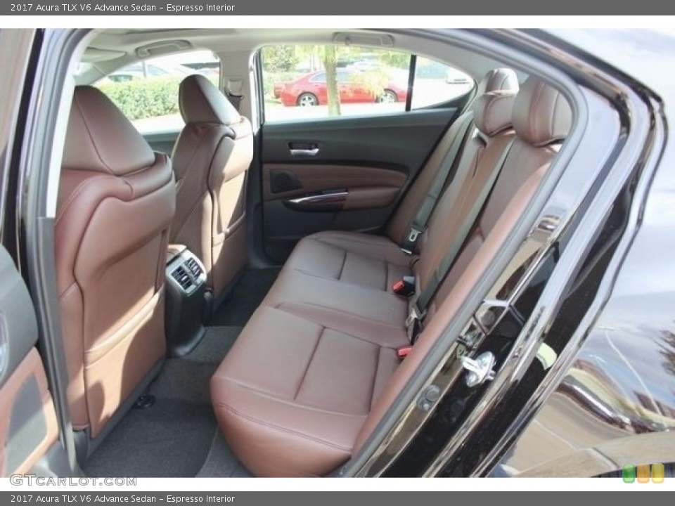 Espresso Interior Rear Seat for the 2017 Acura TLX V6 Advance Sedan #118482639