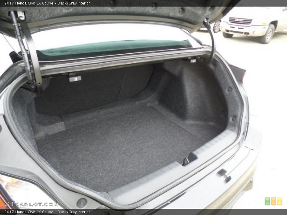 Black/Gray Interior Trunk for the 2017 Honda Civic LX Coupe #118484790