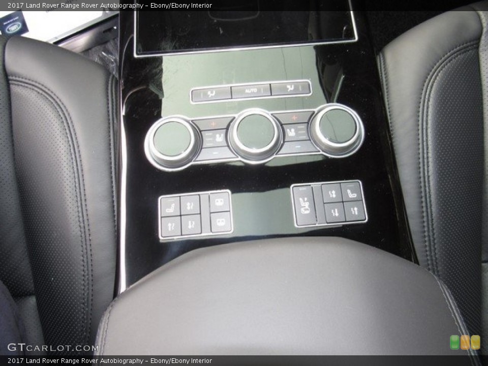 Ebony/Ebony Interior Controls for the 2017 Land Rover Range Rover Autobiography #118485165