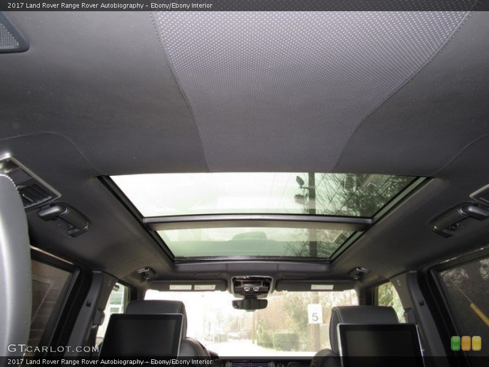 Ebony/Ebony Interior Sunroof for the 2017 Land Rover Range Rover Autobiography #118485231