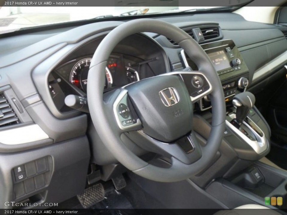 Ivory Interior Dashboard for the 2017 Honda CR-V LX AWD #118486239