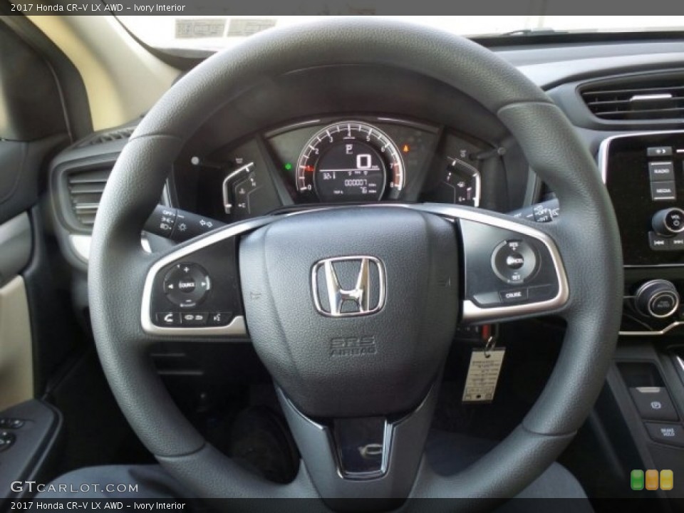 Ivory Interior Steering Wheel for the 2017 Honda CR-V LX AWD #118486344