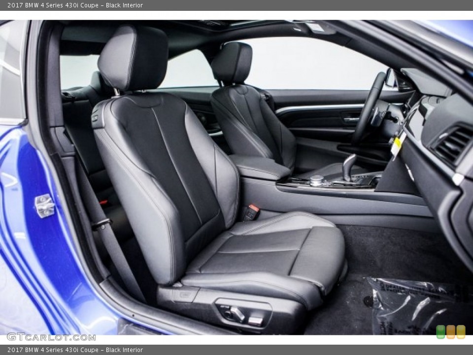 Black Interior Front Seat for the 2017 BMW 4 Series 430i Coupe #118486368