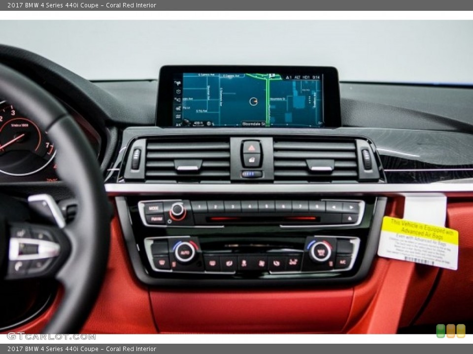 Coral Red Interior Controls for the 2017 BMW 4 Series 440i Coupe #118486641