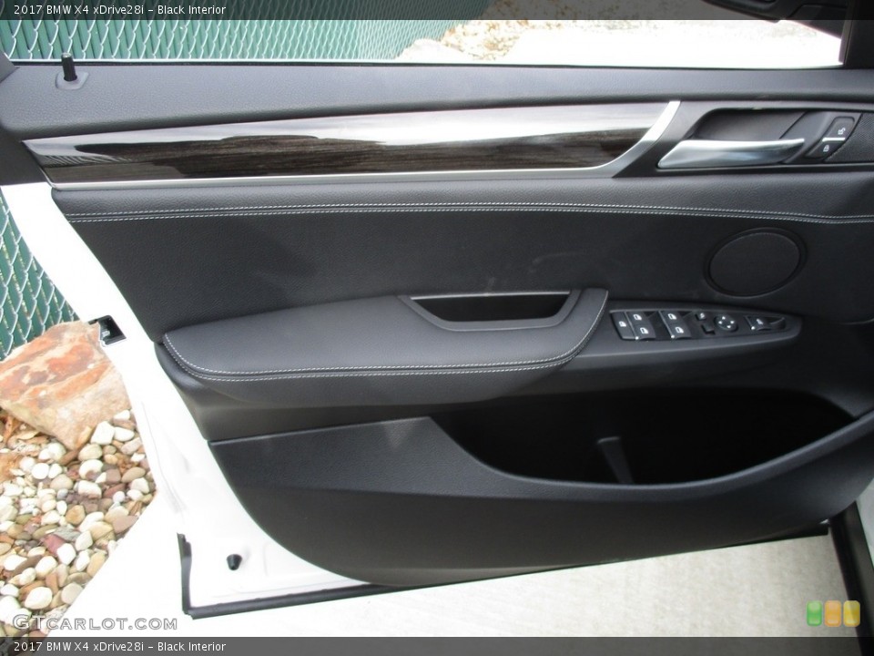 Black Interior Door Panel for the 2017 BMW X4 xDrive28i #118487751