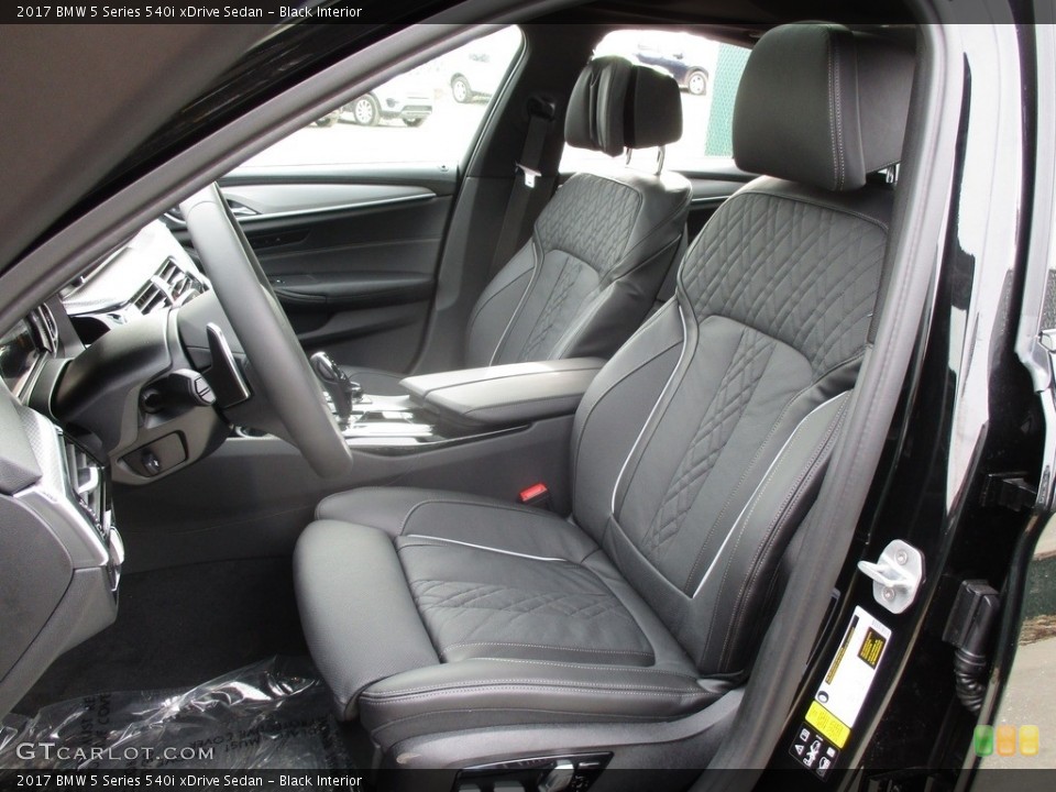 Black Interior Photo for the 2017 BMW 5 Series 540i xDrive Sedan #118488321
