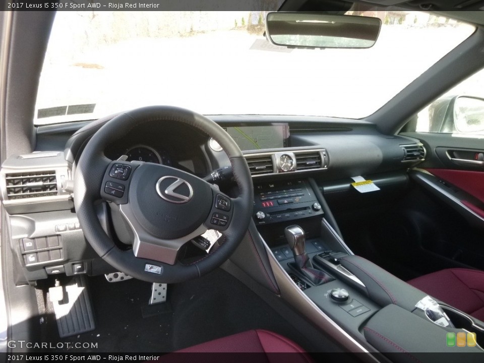 Rioja Red Interior Photo for the 2017 Lexus IS 350 F Sport AWD #118491813