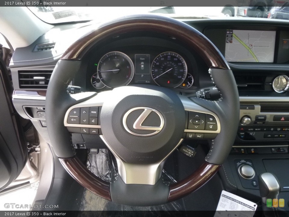 Black Interior Steering Wheel for the 2017 Lexus ES 350 #118492314